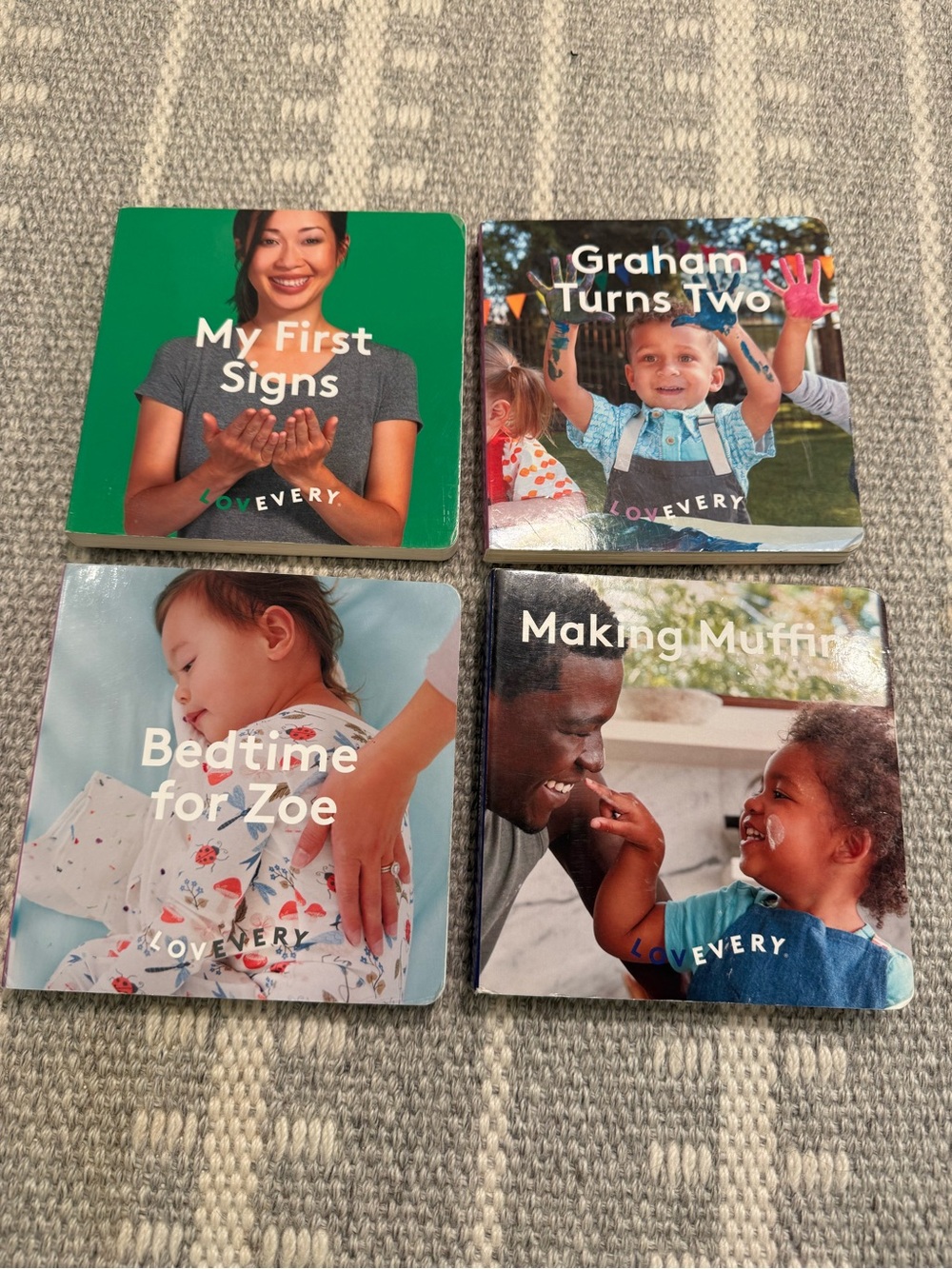 Lovevery Board Books - Set of 4 - bundle